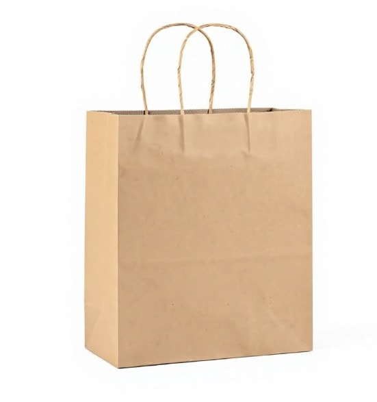 Paper Products / Kraft Bags / With Handle 8x5x11